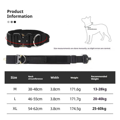 Tactical Pet Collar with Handle